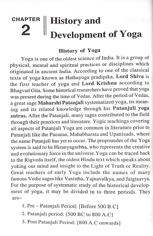 The Basic Principles of Yoga (NSSt. 1)